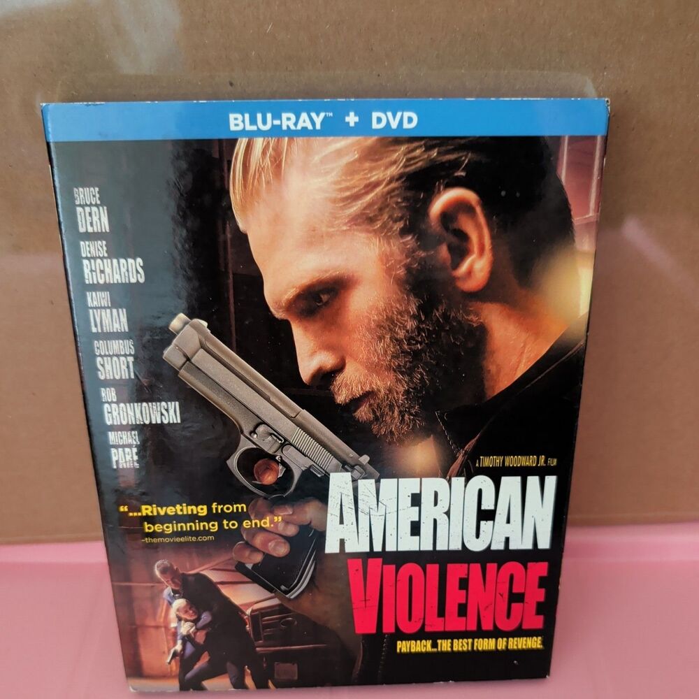 American Violence (Blu-ray + DVD) - DVD -  Very Good - Bruce Dern,Denise Richard